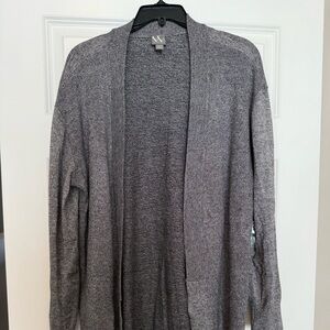 Worthington Charcoal Knit Cardigan